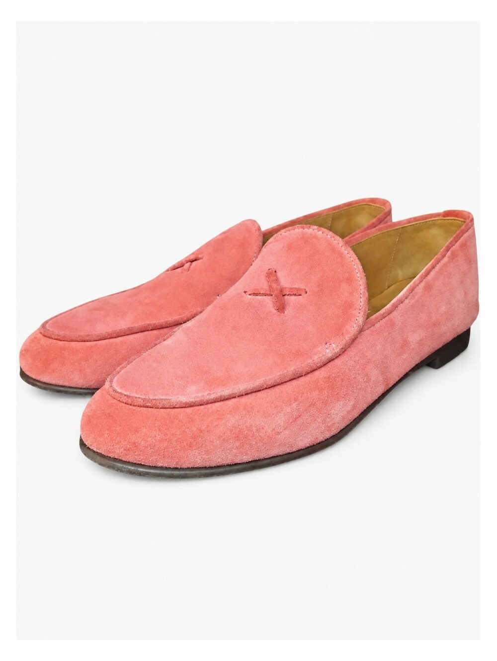 DEL TORO | Pink Suede Milano Loafers 39.5 / US 9.5